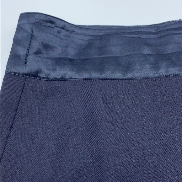 Vintage A-line wool blend skirt with lace detail - Picture 5 of 6